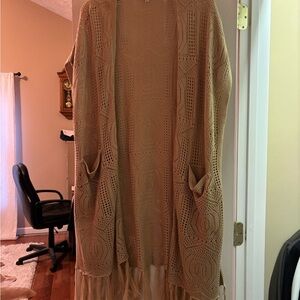 Boho Women's Tan Sweater